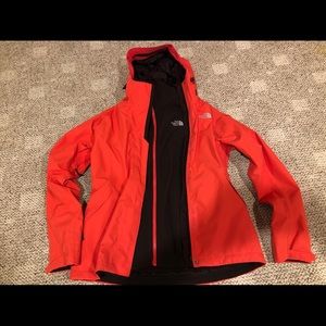 North Face double layer ski coat